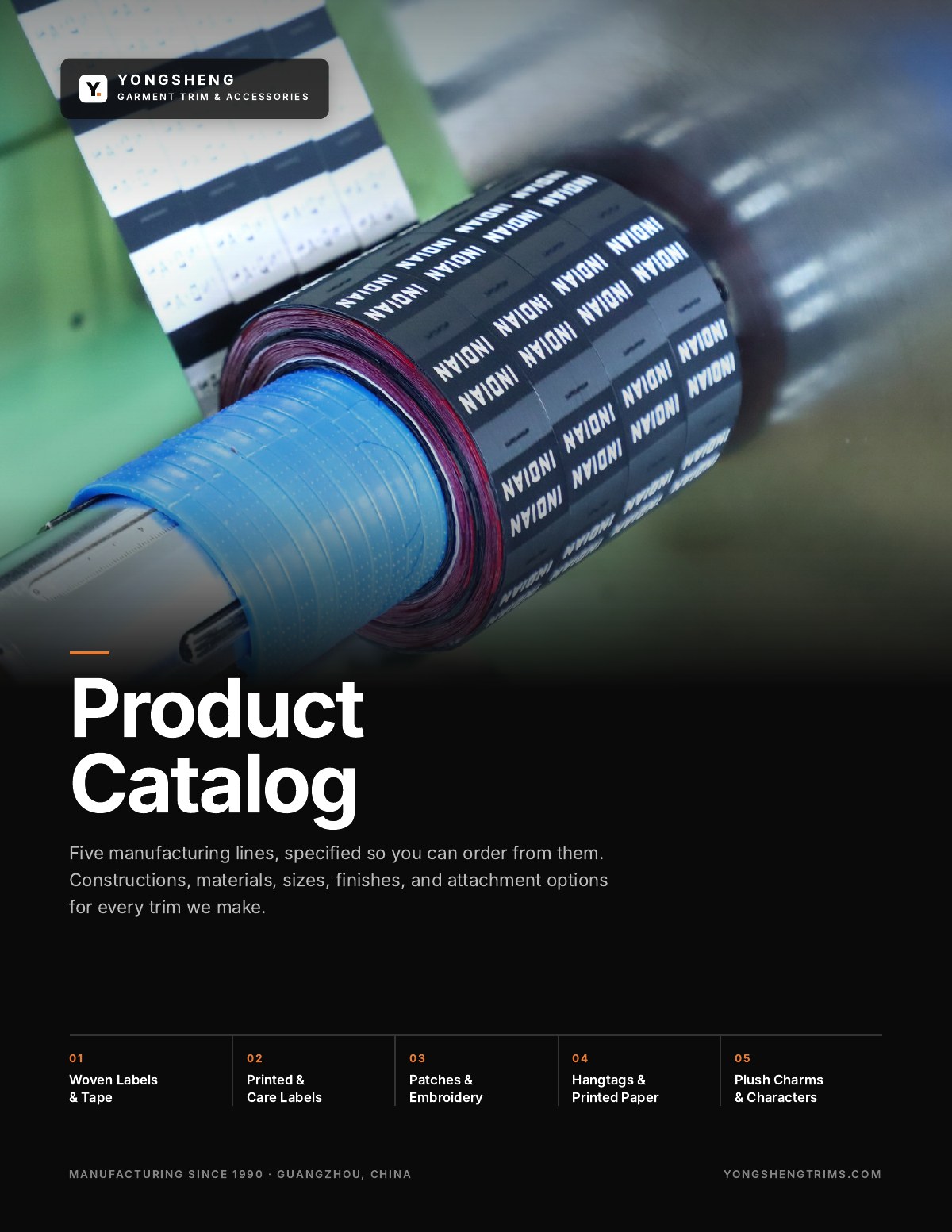 Product Catalog cover